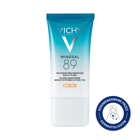 Vichy Mineral 89 Krem-Fluid Nawilżający 72H SPF50, 50 ml