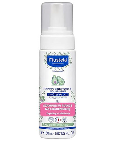 MUSTELA BEBE ENFANT Szampon w piance, 150ml