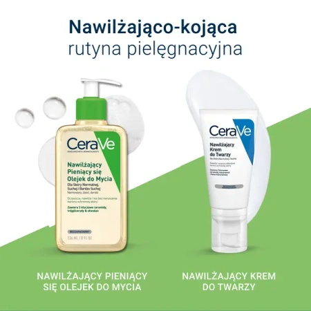 CeraVe Nawilżający Pieniący się Olejek do Mycia, 236 ml 