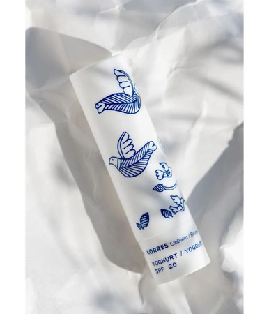 Korres Balsam do Ust Yoghurt SPF 20 – Odżywienie i Ochrona Ust 4,5g