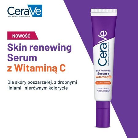 CeraVe Skin Renewing Rozświetlające Serum do Twarzy, 30ml