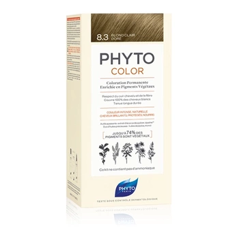 PHYTO COLOR 8.3 Farba do włosów Jasny Złoty Blond, 50 ml