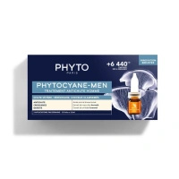 PHYTO Phytocyane Men – Kuracja Przeciw Wypadaniu Włosów dla Mężczyzn, 12 fiolek x 3,5ml
