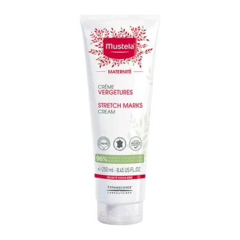 Mustela Maternité Krem na Rozstępy 3w1 – Pielęgnacja Skóry w Ciąży i po Porodzie, 250 ml
