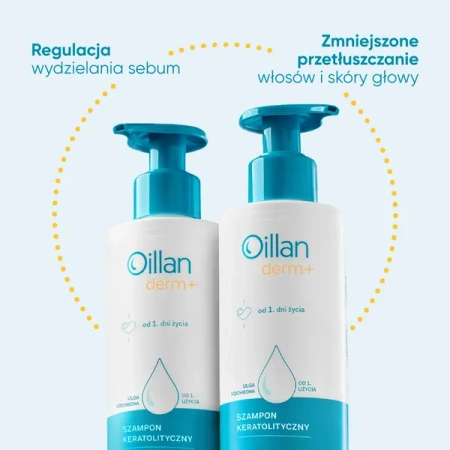 OILLAN DERM+ Szampon Keratolityczny, 180ml