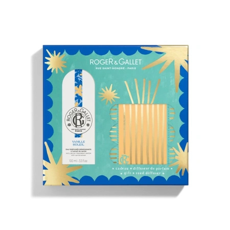 Roger&Gallet Vanilla Sun Zestaw Prezentowy - Woda Zapachowa, 100ml + Dyfuzor, 30ml 