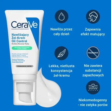 CeraVe Oil Control Żel-krem, 52ml