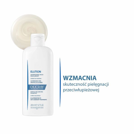 DUCRAY ELUTION Delikatny Szampon przywracający równowagę skóry, 400ml