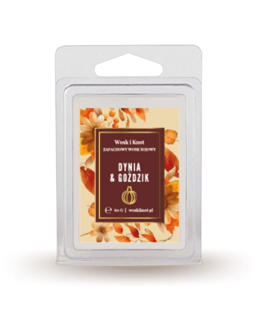 Wosk&Knot wosk zapachowy Dynia&Goździk 60g