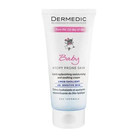 Dermedic Emolient Linum Baby-Krem Nawilżająco-Kojący, 100g