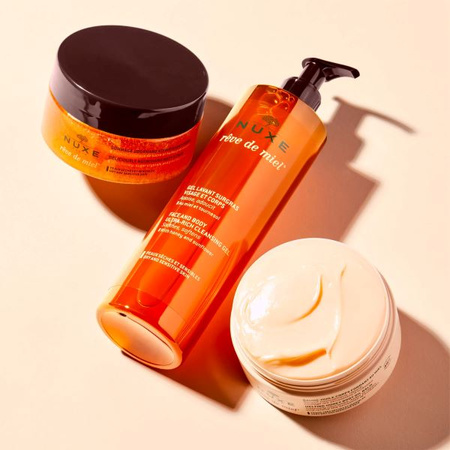 Nuxe Reve De Miel Odżywczy Peeling do Ciała, 175 ml 