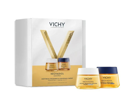 Vichy Neovadiol Magistral Zestaw – Krem-Balsam na Dzień, 50ml + Krem na Noc dla Skóry Dojrzałej, 50ml 