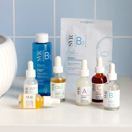 SVR Maska B3 – Nawilżająca Maska Biocelulozowa z Niacynamidem, 12ml 