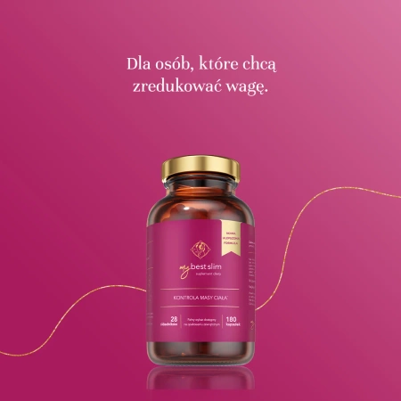 MyBestSlim - Skuteczny Suplement na Odchudzanie, 180 kapsułek 