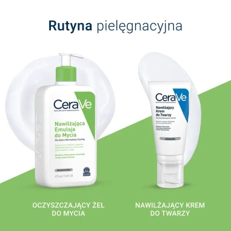 CeraVe Nawilżająca Emulsja do mycia, skóra normalna i sucha, 236ml