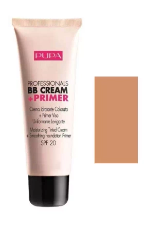 PUPA Krem BB Baza Pod Makijaż Dla Cery Mieszanej i Tłustej SPF20 - 002 SAND, 50ml 