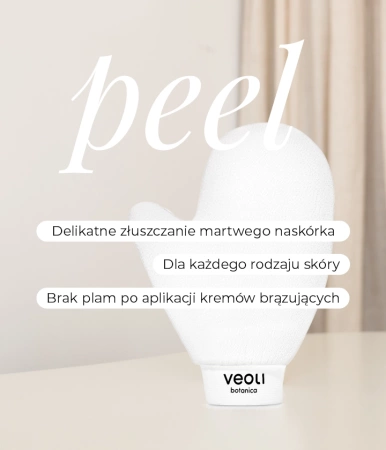 Veoli Botanica I gLOVE PEEL Rękawica Peelingująca do Ciała, 1 sztuka