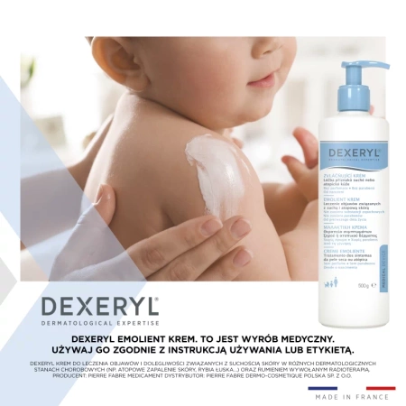 Dexeryl Krem Emolientowy do Ciała, 500 g