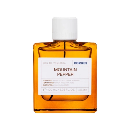 Korres Mountain Pepper – cytrusowo-korzenny męski zapach, 100ml