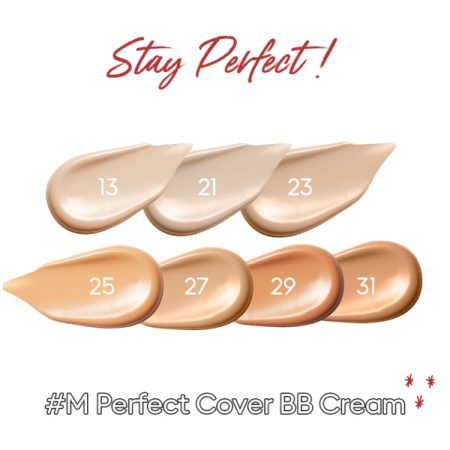 Missha M Perfect Cover BB Cream nr 21 Light Beige SPF 42 PA+++ – Krem BB, 20 ml