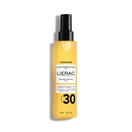 LIERAC Sunissime Jedwabisty Olejek Ochronny do Ciała SPF30, 150ml