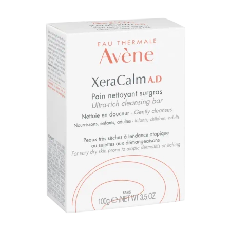 AVENE XERACALM A.D Kostka myjąca, 100 g