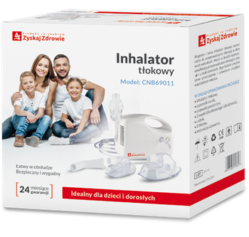 INHALATOR tłokowy CNB69011 Zyskaj Zdrowie x 1 sztuka