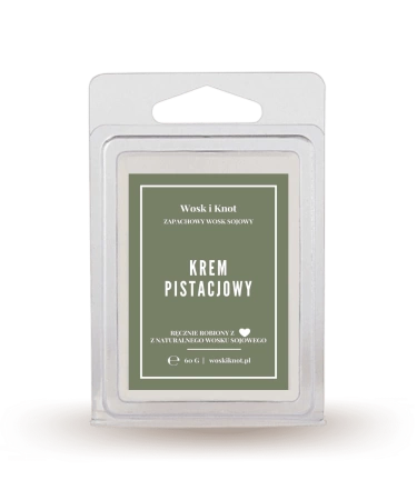 Wosk&Knot wosk zapachowy Krem Pistacjowy 60g