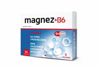 Magnez + B6, 30 kapsułek