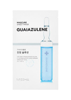 Missha Mascure Calming Guaiazulene Sheet Mask – Kojąca Maska w Płachcie, 28 ml