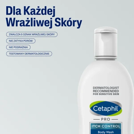 Cetaphil PRO Itch Control – Emulsja do Mycia, 295 ml
