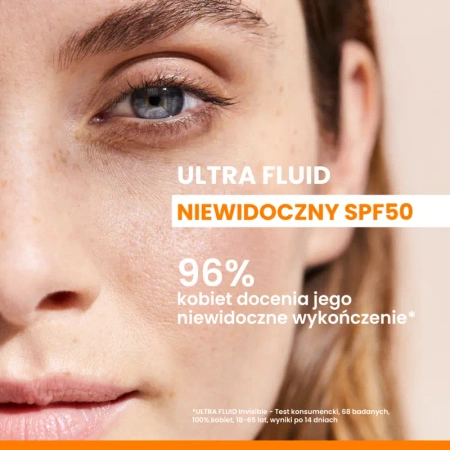 Avène Eau Thermale Ultra Fluid SPF 50 – Lekki Fluid Przeciwsłoneczny do Twarzy, 50ml