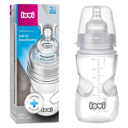 LOVI Butelka Medical+ 250ml 3m+