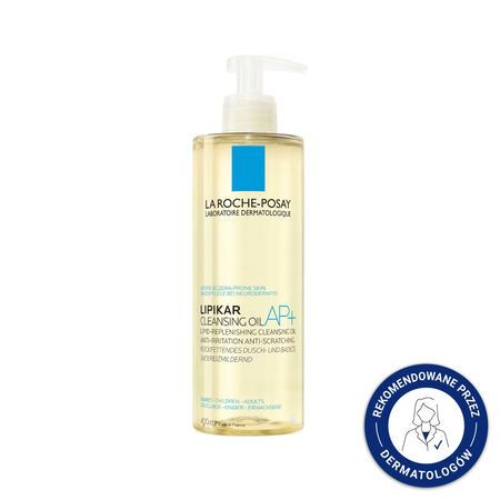 LA ROCHE-POSAY Lipikar AP+ Olejek Myjący do Ciała, 400ml