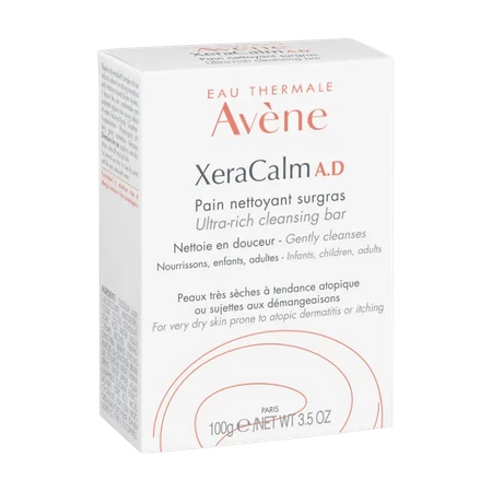 AVENE XERACALM A.D Kostka myjąca, 100 g