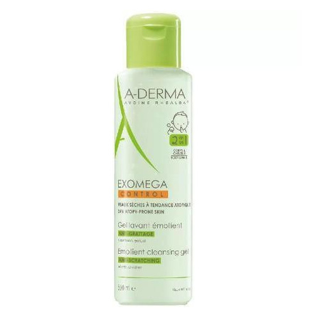 A-DERMA Exomega Control Żel do mycia, 500ml