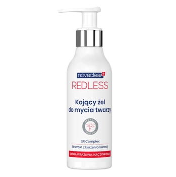 NOVACLEAR REDLESS Kojący Żel do mycia twarzy, 150ml