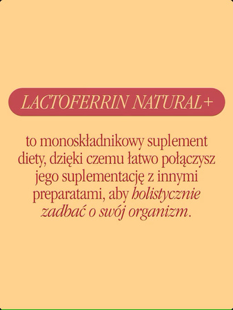 Health Labs Lactoferrin Natural+ 30 kapsułek