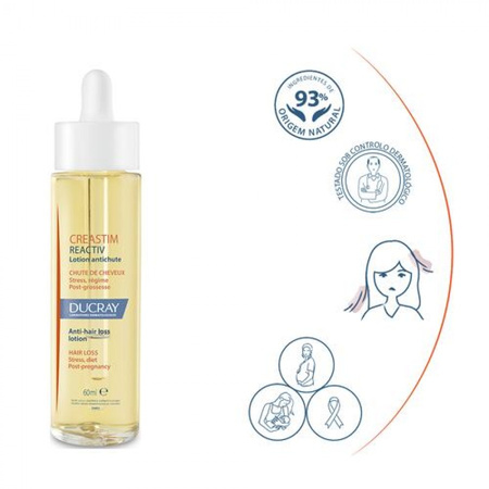 DUCRAY CREASTIM REACTIV Płyn przeciw wypadaniu włosów, 60ml