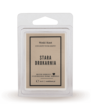 Wosk&Knot wosk zapachowy Stara Drukarnia 60g