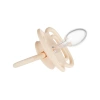 Canpol Babies Smoczek Silikonowy 0-6m Symetryczny DENTAL AIR 2 Kremowy, 2 sztuki 