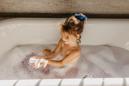 Mini U - Tęczowa Kula do Kąpieli w Kształcie Ogona Syreny, 150g