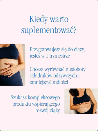 Health Labs LittleMe Trymestr 1 | Niezbędne Składniki dla Kobiet w Ciąży, 60 kapsułek