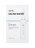 Missha Mascure AC Care Saline Water Sheet Mask – Łagodząca Maska w Płachcie, 28 ml