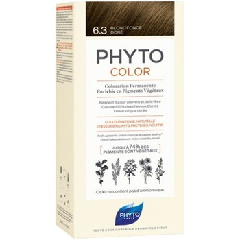 PHYTO COLOR 6.3 Farba do włosów/Ciemny złoty blond