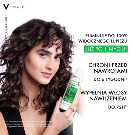 Vichy Dercos DS Szampon Przeciwłupieżowy z Odżywką 2w1, 200ml