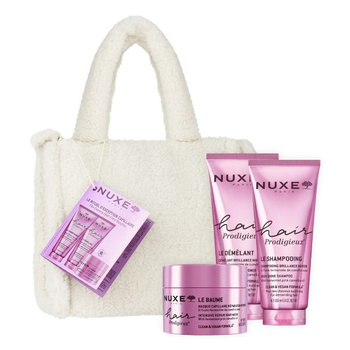 NUXE Hair Prodigieux Zestaw – Szampon, 200 ml + Odżywka, 200 ml + Maska 3-minutowa, 200 ml