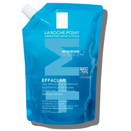 LA ROCHE-POSAY Effaclar Żel oczyszczający Refill, 400ml