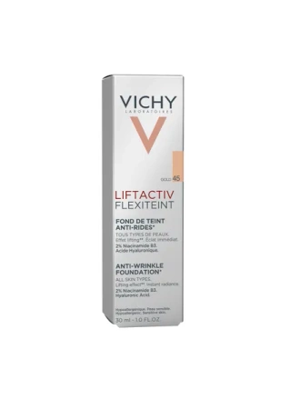 Vichy Liftactiv Flexiteint Podkład 45 Gold – Wygładzający Zmarszczki, 30 ml
