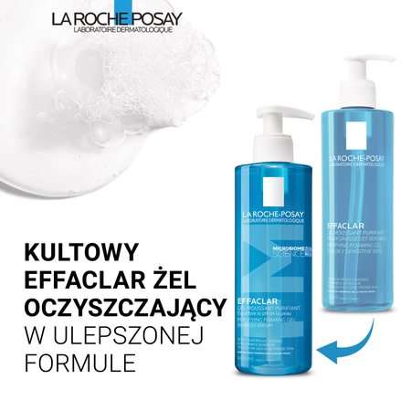 LA ROCHE-POSAY Effaclar Żel oczyszczający, 200ml